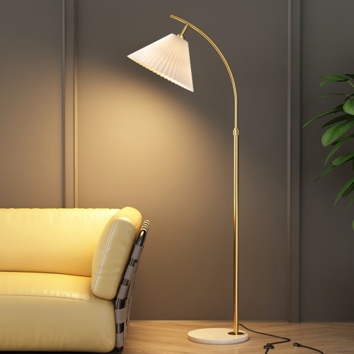 Nordic floor lamp living room bedroom study simple warm creative internet celebrity minimalist light luxury ins style vertical table lamp