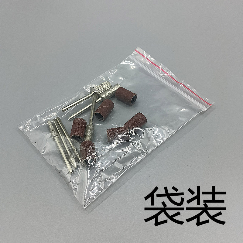 新款电镀金刚石美甲磨头6支套装混合打磨头高精度美甲工具配件|undefined