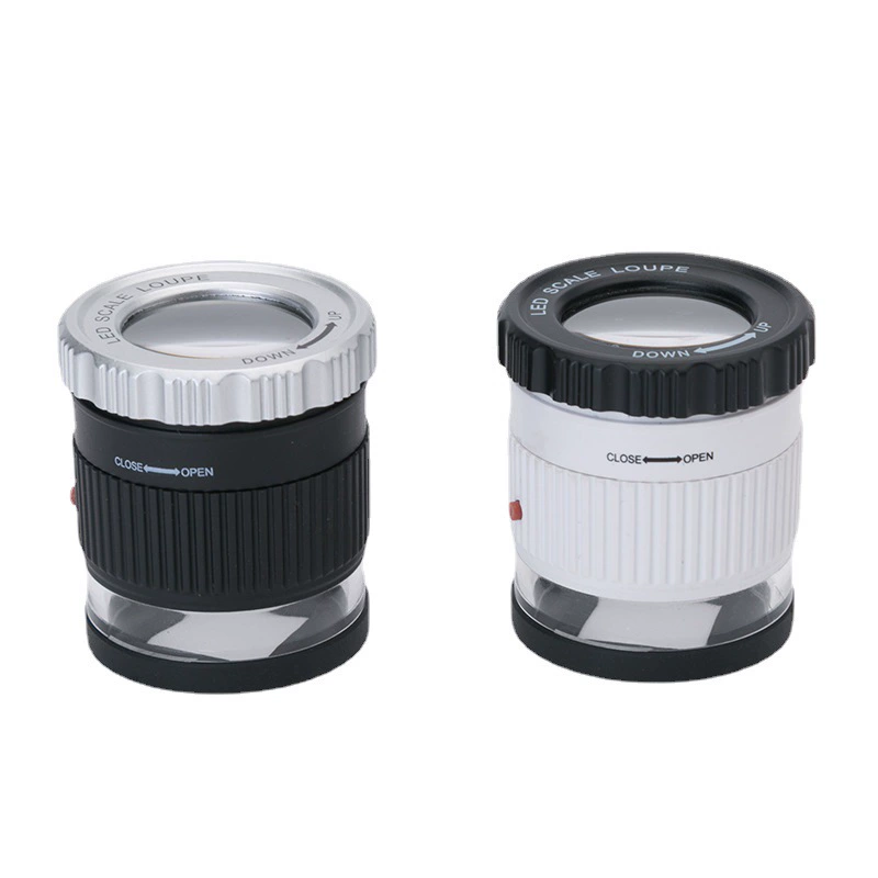 Электронная коммерция TH-9006B мощный металлический стеклянный объектив HD увеличительное стекло для чтения светодиодное освещение увеличительное стекло