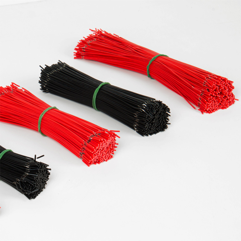 Cables conductores de doble extremo accesorios DIY para motores eléctricos y experimentos escolares