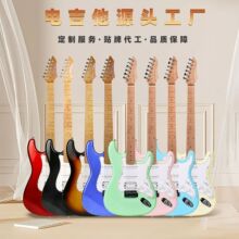 跨境出口电吉他入门ST初学者套装初学入门电吉它electric guitar