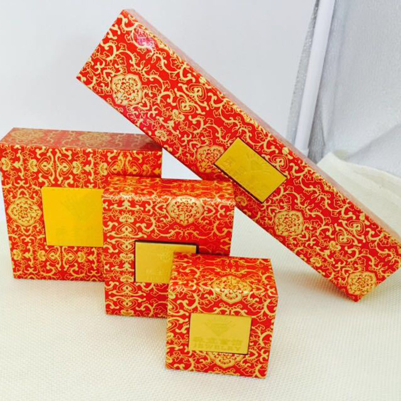 Wholesale jewelry box factory direct packaging bracelet pendant necklace ring box Wholesale gift packaging