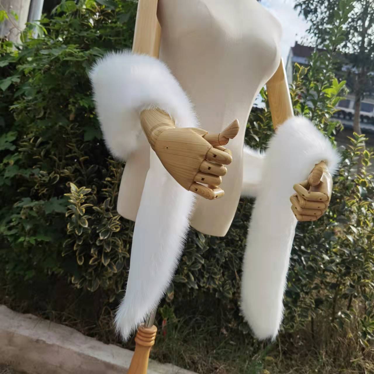 Chinesischer Kunstfellschal Damen Für Herbst Und Winter_voghion.com