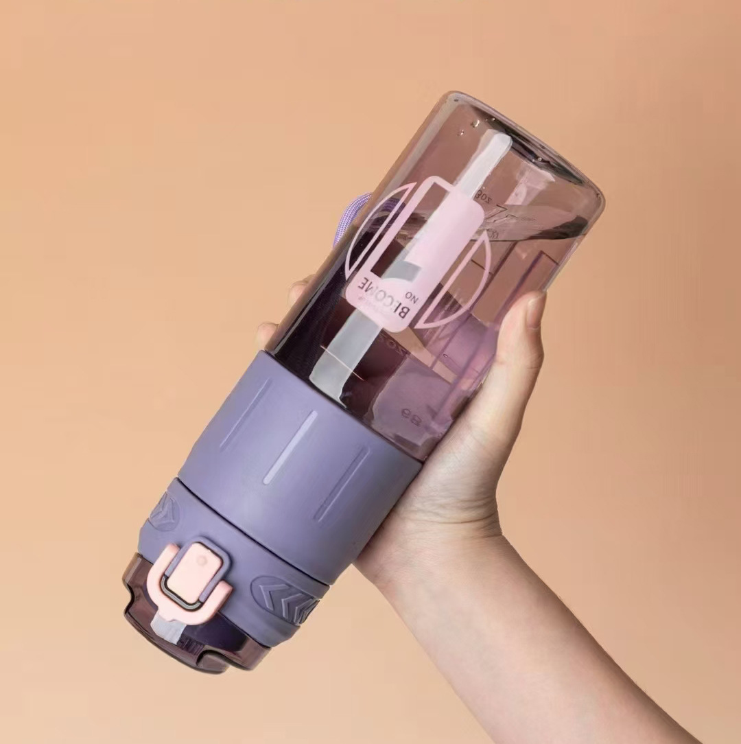 Shanghe tazas de agua de gran capacidad tazas portátiles al aire libre tazas de rebote cubierta tazas de bebida directas tazas de plástico selladas para niños al por mayor