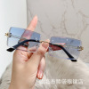 Trend sunglasses, brand glasses, European style, gradient