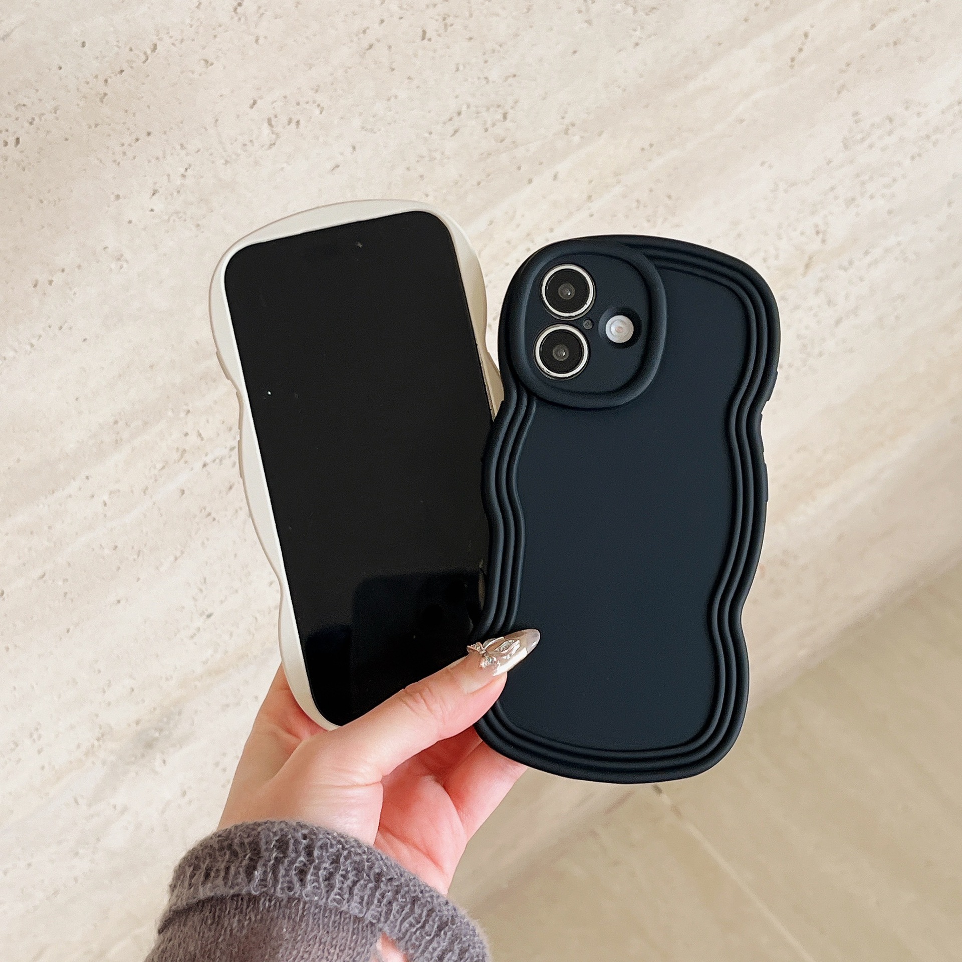 55g Weight iPhone Applicable Brands Phone Cases Classification Silica Gel Material Solid Color Pattern Simple Style Style Silica Gel Solid Color Simple Style Phone Cases Phone Accessories 2