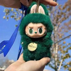スポットラブグリーンリトルリーダーブラインドボックスハンドメイドオフィス初代ビニールぬいぐるみペンダント