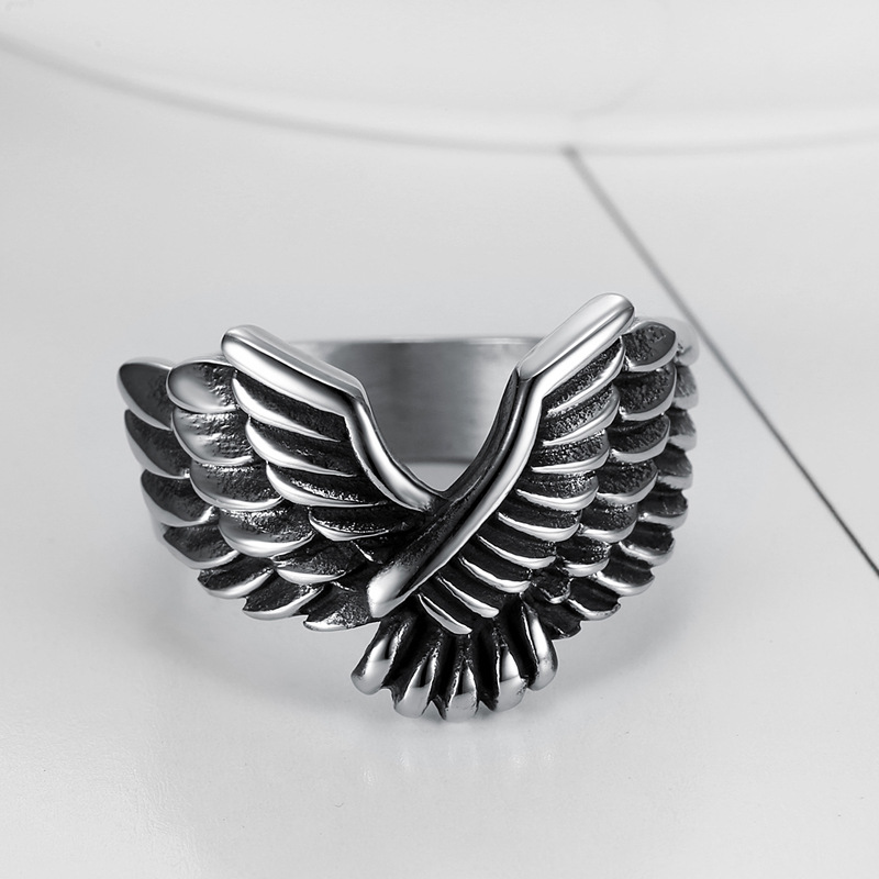 Daily Occasion Retro Eagle Stainless Steel Men's Rings