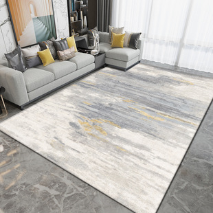 Carpet for Living Room, Stain-Resistant and Easy to Care For, Modern Minimalist Light Luxury Washable Wipeable Home Carpet Rug