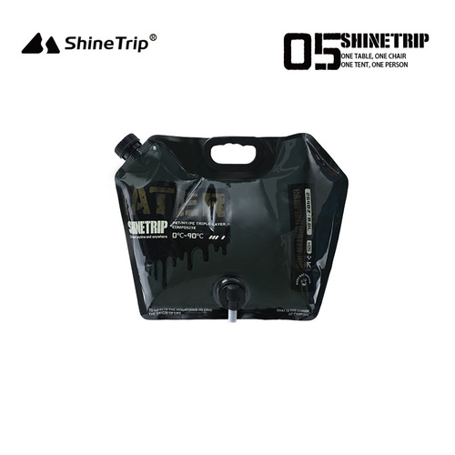 Shanqu Outdoor Portable Folding Bucket Food Grade Drinking Water Storage Bag Camping Car Large Capacity Portable Water Bag