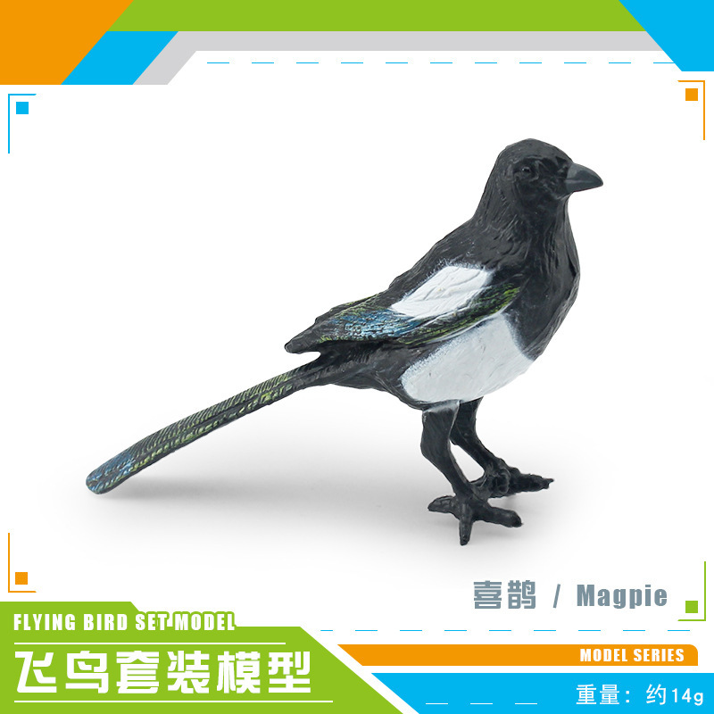 Amazon simulación pájaro modelo animal Thunderbird color Snipe búho Urraca pájaro loro adornos estáticos