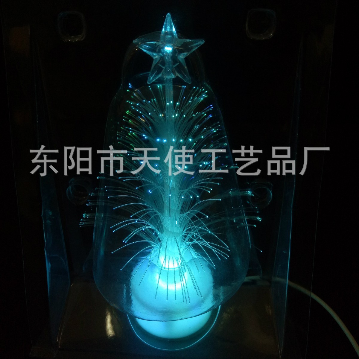 USB de fibra óptica árbol de Navidad LED luminoso árbol de Navidad mini árbol de Navidad luminoso árbol de Navidad árbol de fibra óptica