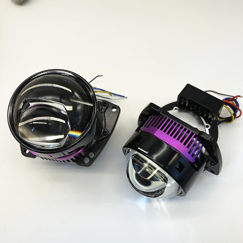 3.0 pulgadas fuente de luz de matriz LED del automóvil lente de doble luz del automóvil luz láser de alta potencia transformación