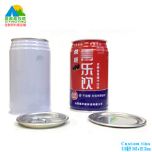 310-330ml铁罐罐头、马口铁啤酒罐、马口铁罐、食品级三片罐彩印