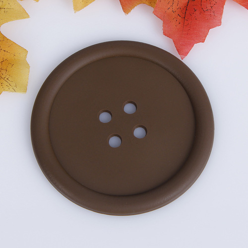 Supply Creative PVC Button Cup Mat, Plain Simple Soft Silicone Heat Insulating Cup Mat, Silicone Cup Mat Wholesale