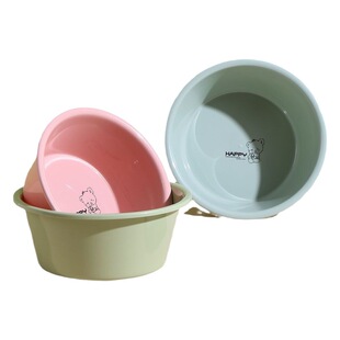 Factory wholesale basin thickened plastic basin household basin wash basin foot basin plastic basin advertising gift logo