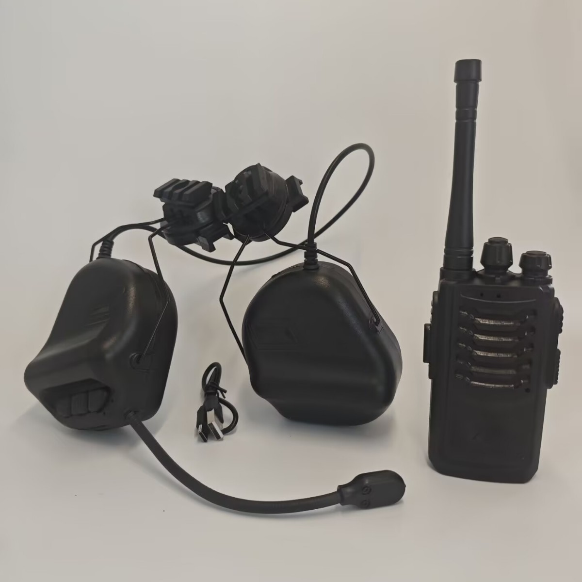 The Latest Intercom Headset, Tactical Communication Noise Reduction Headset, Helmet Test Headset, Intercom Version Can Be Used for Intercom