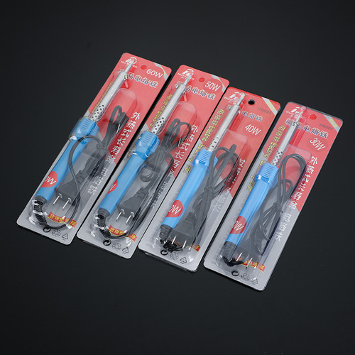 600 series external heating electric soldering iron household soldering pen welding tool electronic repair wire iron tin wire replaceable head