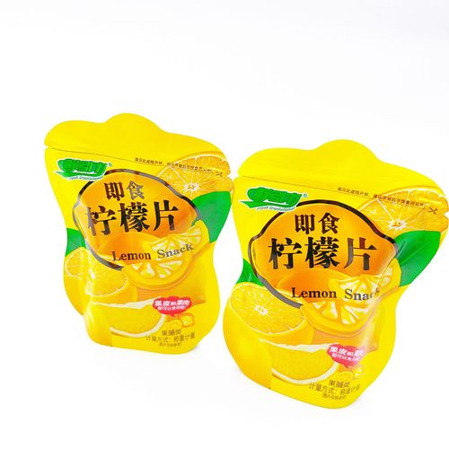 Fresh gravity ready-to-eat lemon slices, ready-to-eat grapefruit, peel and pulp, candied fruits, snacks 1 piece 5