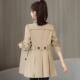 [with lining] high-grade coat women's small 2025 spring and autumn coat women's new fashion slim trench coat coat coat