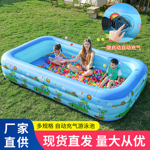 ins cross-border hot selling swimming pool wholesale thickened inflatable home swimming pool children's swimming pool baby paddling pool