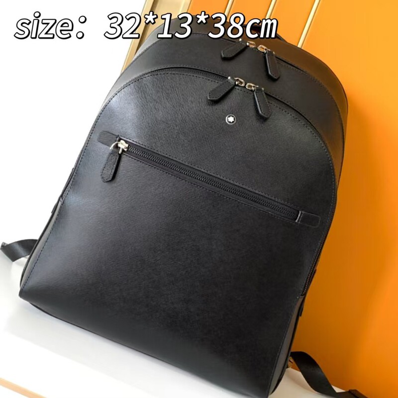 New Style First-Layer Cowhide Backpack for Men, Business Casual, Large-Capacity Genuine Leather Backpack, Light Luxury Computer Bag