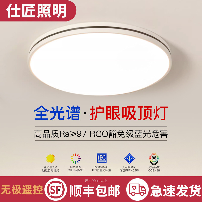 2026 New Model Led Ceiling Light for Room, Bedroom, Living Room, Hall, Modern Simple and Elegant Zhongshan Lighting Fixtures 2