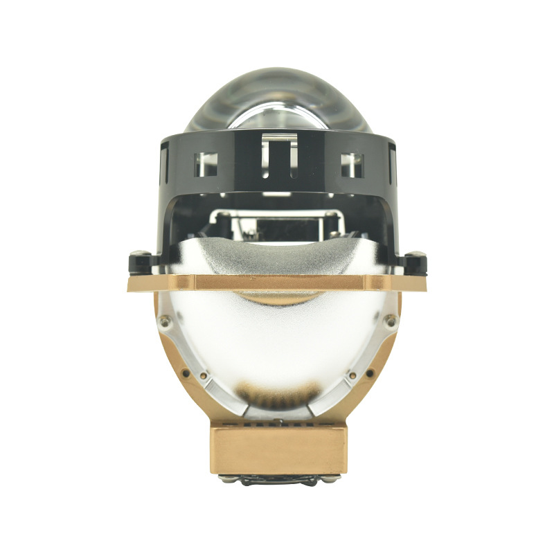 Faro Delantero LED de 3 Pulgadas y 24 V para Automóvil, Modificación con Doble Lente, 65 W, Copa de Lámpara Doble, Alta Potencia, Ultrabrillante, Integrado, Luz Alta y Baja