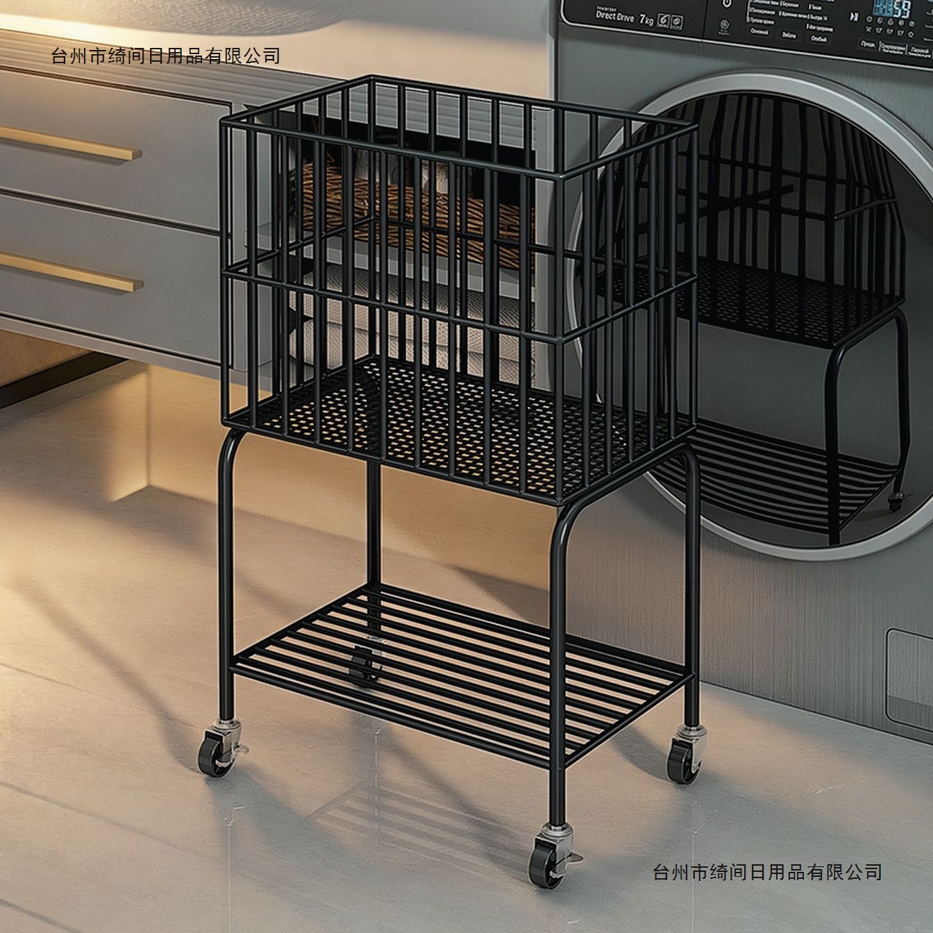 Dirty Clothes Basket Balcony Laundry Detergent Storage Rack Bathroom Dirty Clothes Basin Storage Basket Bathroom Laundry Basket with Wheels