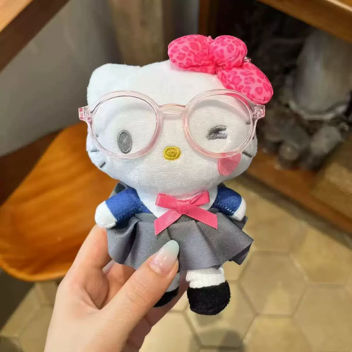 Hello Kitty, Hello Kitty, оригинальный классический рюкзак, мультяшная милая подвеска, плюшевый брелок, кукла