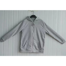 2022春秋冬季休闲连帽拉链衫纯色男士卫衣潮流翻领现货抓绒长袖