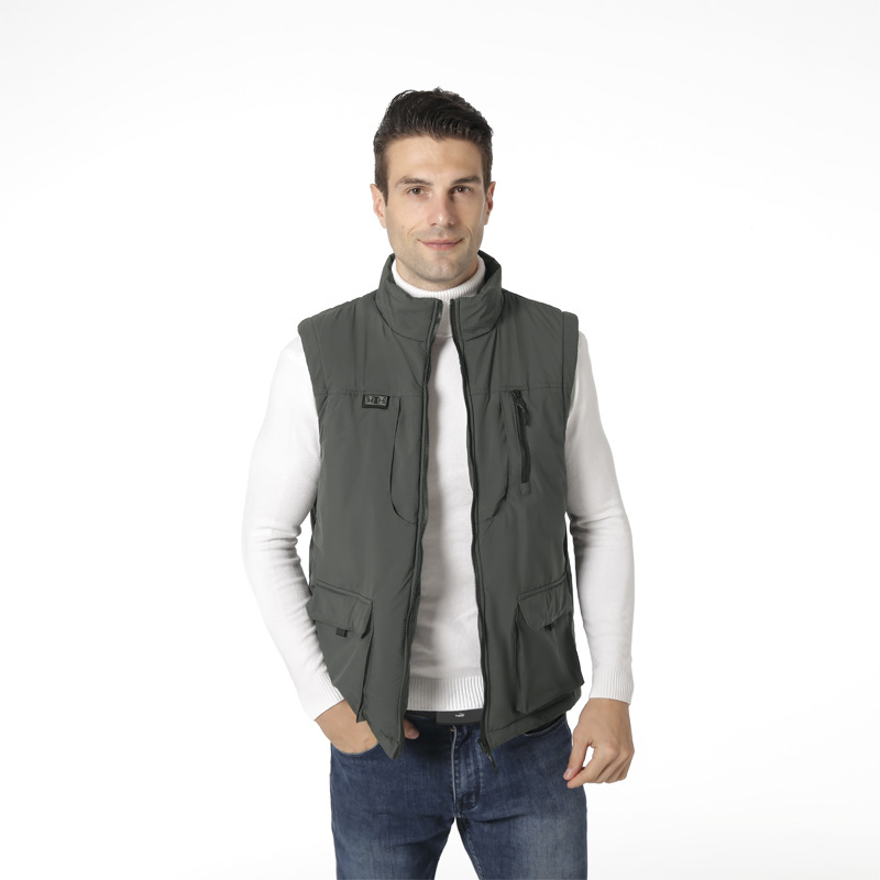 Amazon Chaleco de calefacción inteligente ropa de trabajo de los hombres Chaleco de calefacción temperatura constante térmica Chaleco de calefacción eléctrica