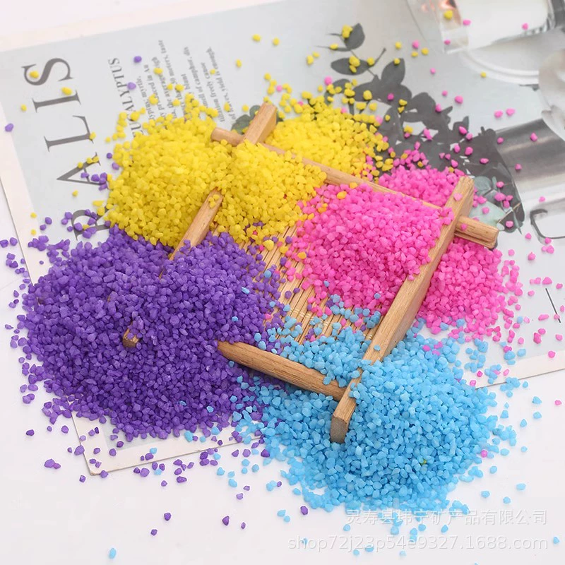 Фабрика оптовая сеть красный пляж розовый песок детские игрушки пляж цветной сетка красный песок декоративный песок