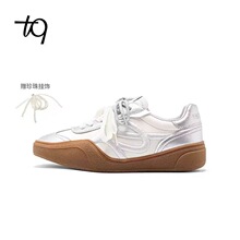 【专柜高版本】焦糖系列Talitaqoom复古刺绣厚底德训鞋休闲鞋tq女