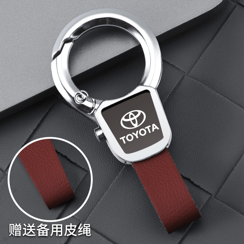 Llavero de coche grabado con láser nuevo colgante para hombre llavero anti-pérdida de alta calidad colgante de metal creativo de alta gama