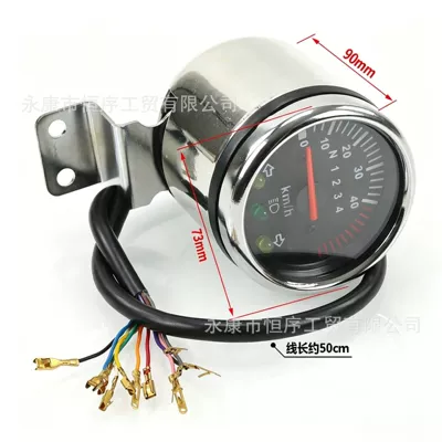 Atv Beach Vehicle Off-Road Vehicle Modified Vehicle Special Instrument Panel Odometer Speedometer Display Gear Position High/Low Beam Steering (Other vehicle instruments) - atv-instrument