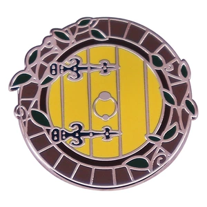 Dream Round Door Brooch Enamel Pin Badge Accessories