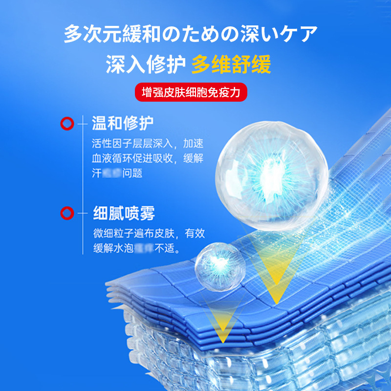 汗疱水泡疹喷雾手足脱皮瘙痒泛红不适手上小水泡汗疱止痒修复喷剂|undefined