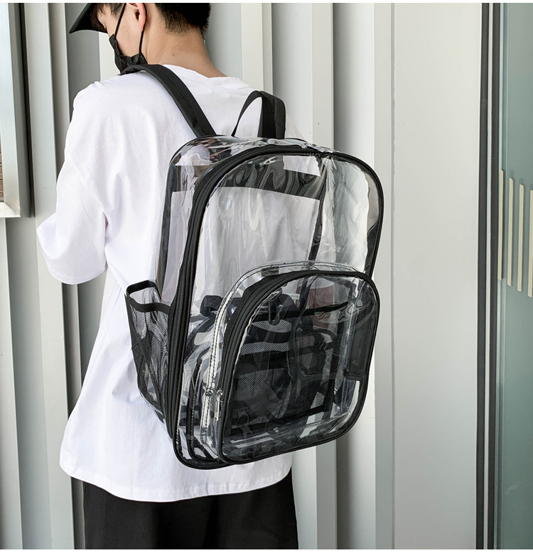 Waterproof Solid Color Casual School Daily School Backpack display picture 9