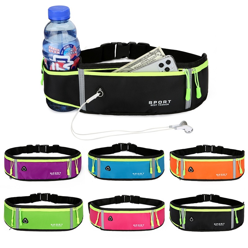 Sports Waist Bag, Outdoor Running Mobile Phone Bag, Men's and Women's Personal Equipment, Waterproof, Invisible, Ultra-Thin, Mini Belt Bag