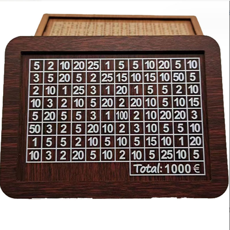 Caja de dinero transfronteriza con contador de la calidad de la casa Contador objetivo alcancía niños caja de regalo artesanías