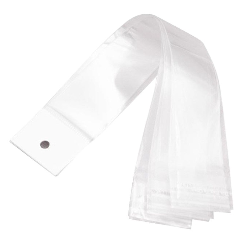 OPP Chuck autoadhesivo bolsa pequeña bolsa autosellante transparente joyas pendientes de plástico bolsa de embalaje bolsa de plástico agujero colgante