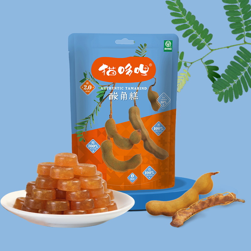 猫哆哩健康零食128g酸角糕百香果糕云南特产孕妇儿童糖果工厂直发