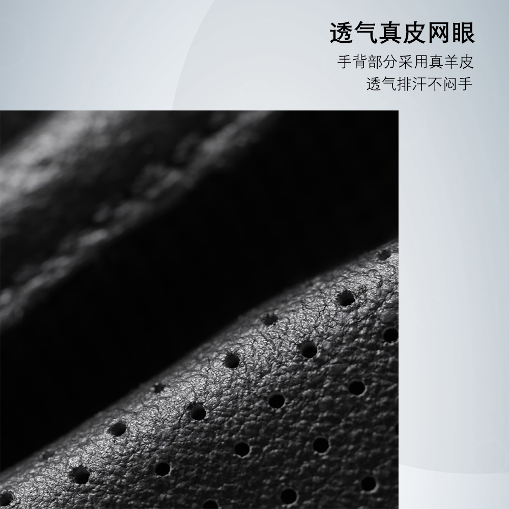 Fitness guantes de cuero de los hombres de equitación antideslizante resistente al desgaste táctico gimnasio deportes al aire libre color a juego medio dedo guantes de piel de oveja