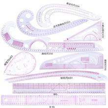曲线尺3231裁曲线尺制衣服装尺裁剪制版工具透明曲线尺裁缝缝纫尺