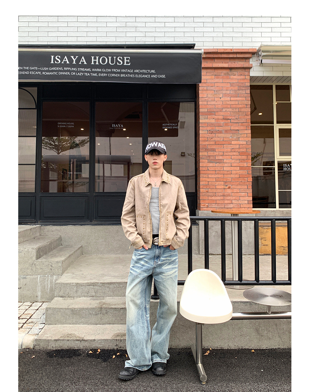 MADEEXTREME Rivet Washed Barn Jacket