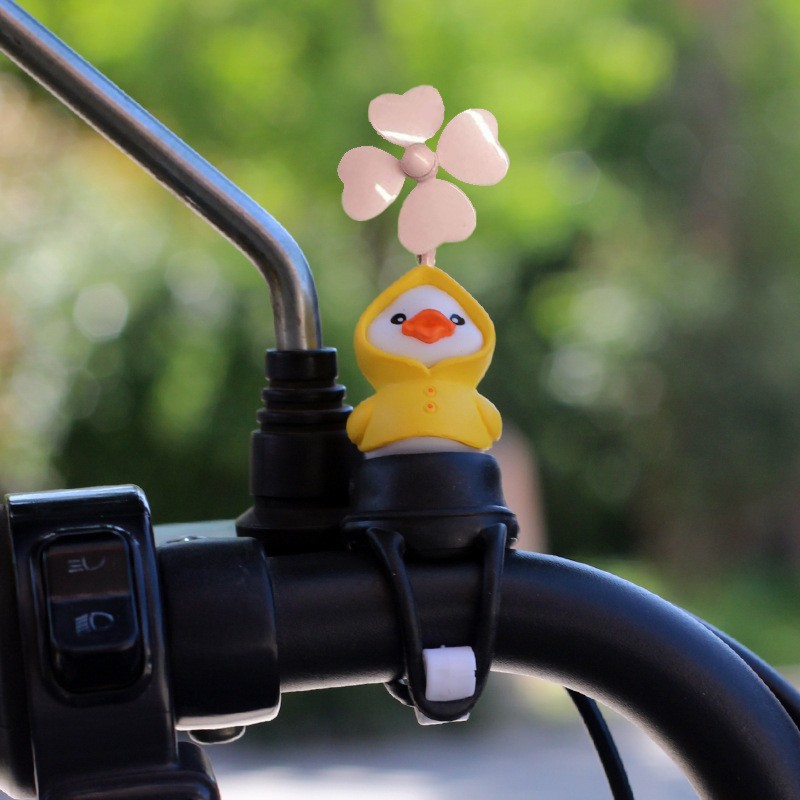 Nuevo producto lindo molino de viento bicicleta bicicleta eléctrica motocicleta decoración nuevo coche decoración de coche celebridad de Internet animal de dibujos animados