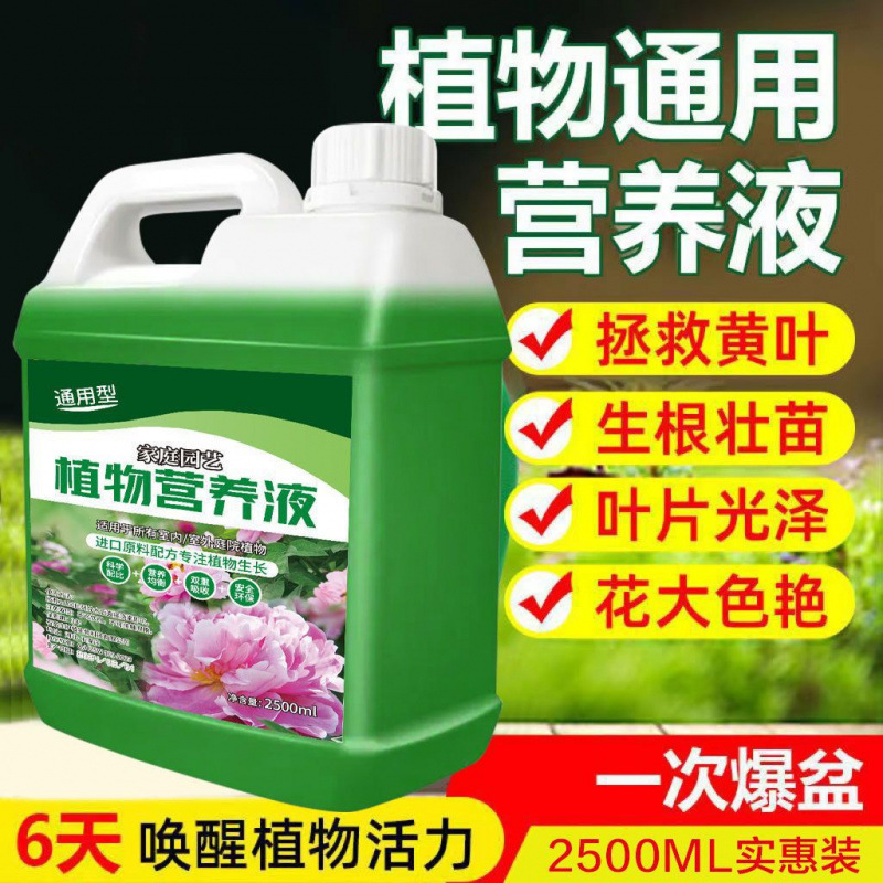 Nutrient Solution Plant Universal Large Barrel Flower Fertilizer Money Tree Hydroponic Potted Household Flower Growing Fertilizer