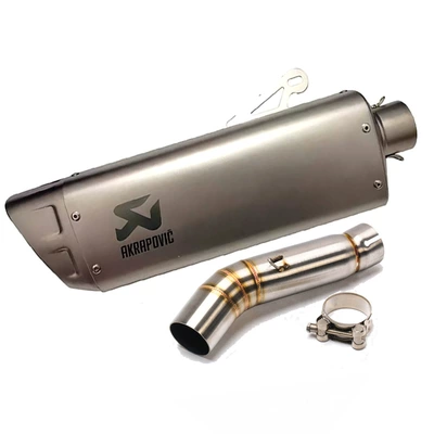 Motorcycle exhaust pipe – modified exhaust middle section tail - h