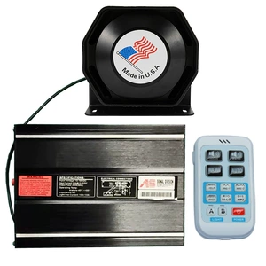 200W car-mounted wireless remote siren and loudspeaker, 12V alarm, high-frequency speaker, AS7200G+ octagonal horn